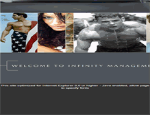 Tablet Screenshot of infinitymanagement.biz